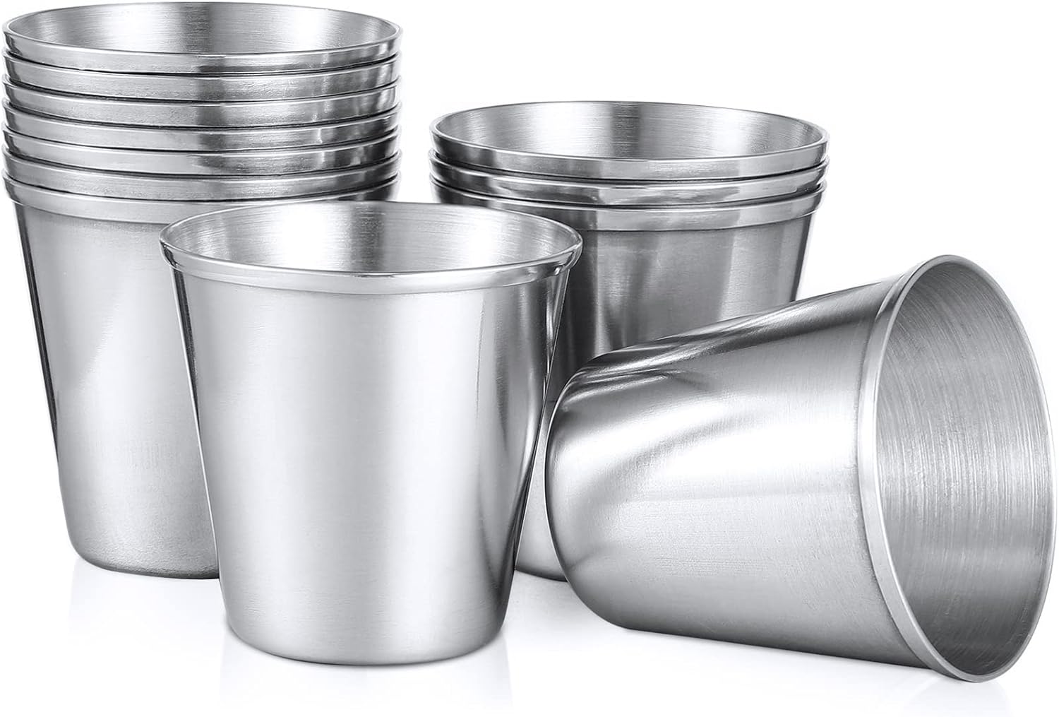 ステンレス お酒グラス 飲酒カップ 6個入り 30ml 居酒屋 業務用 父の日 プレゼント アウトドア 持ち運び便利