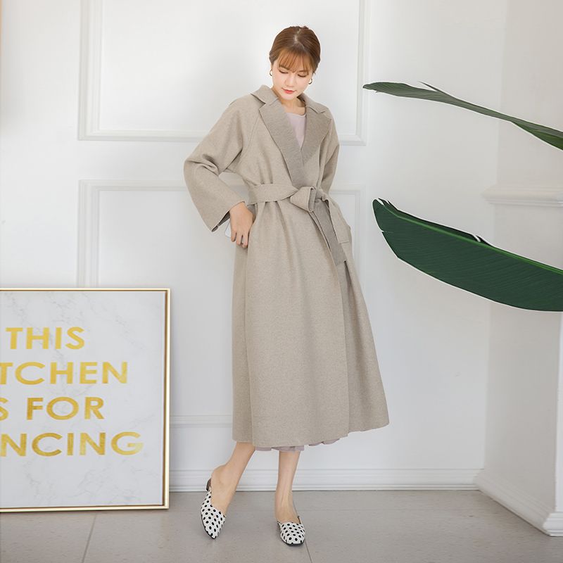 トレンチコート アウター ガウンコート レディース ロングコート