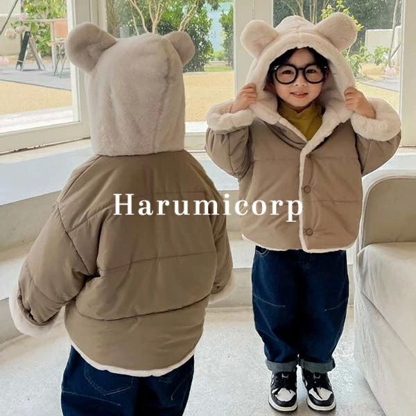 ジャケ アウター トップス ベビー服 韓国子供服 中綿ジャケット もこもこ ボアコート 裏起毛 女の子 男の子 子供服 冬服 キッズ