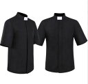 ハ 衣装 中世 パーティ学芸会 男性用イベント 仮装 衣装 コスプレ 宣教師メンズ Shirt 黒Priest ブラウス長袖 聖職者 半袖メンズ