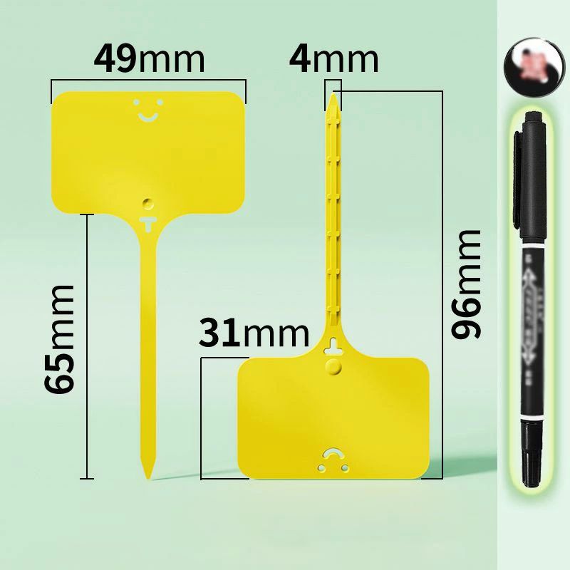 花 鉢植え 花壇 ガーデン ネームタグ フラワーラベル ネームプレート 植物用タグ T型 園芸用品 ガーデ..