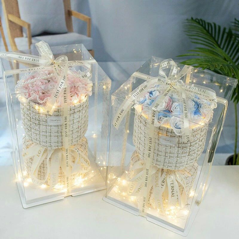 を贈る 置物 プレゼント彼女に親友に 誕生日 花束 永生石鹸バラの 小さな香風 プレゼント バレンタインデー