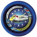 ダブルトレイン 新幹線クロック (青) 掛け時計【JR関連鉄道グッズ】【エスアールエー】電池付き 電車 新幹線 クロック 時計 鉄道 子供 幼児 お土産 SR-...