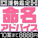 姓名判断による命名判断【候補数7案~10案】赤ちゃんの命名・名付けアドバイス。候補の漢字名の吉凶診断もしくは候補の呼び名に対すお勧めの漢字などを提案。旧字画数と新字画数の両方を考慮して運勢の吉凶診断。鑑定結果はメールでお返事します。