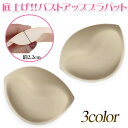 ブラパッド ブラパット バストアップ 底上げ 水着 厚さ2cm スポーツブラ ブラキャミ 付け替え 替え パット取り外し フリーサイズ ベージュ ブラック ホワ...