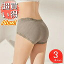 3枚入り ショーツ レディース 下着 ショーツ福袋 3枚セット パンツ お尻 インナー 柔らかい 千鳥格子 スタンドショーツ レース グレー レッド グリーン ...