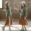 セットアップ 女の子 子供服 長袖 キッズ 春秋 上下セット Tシャツ ワンピース チュール キャミソール お姫様 ジュニア おしゃれ 可愛い カジュアル 学園祭 イベント 学生 卒園式 プレゼント シンプル 保育園着 2022新品