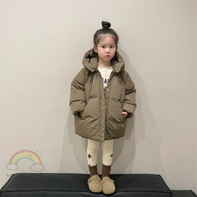 コート 女の子 ダウンジャケット韓国 中綿ジャケット キッズ 韓国子供服 長袖 アウター 女の子 防寒 暖かい ダッフルコート 子供 厚手コート 冬服 子供 カーディガン ファッション感 冬服