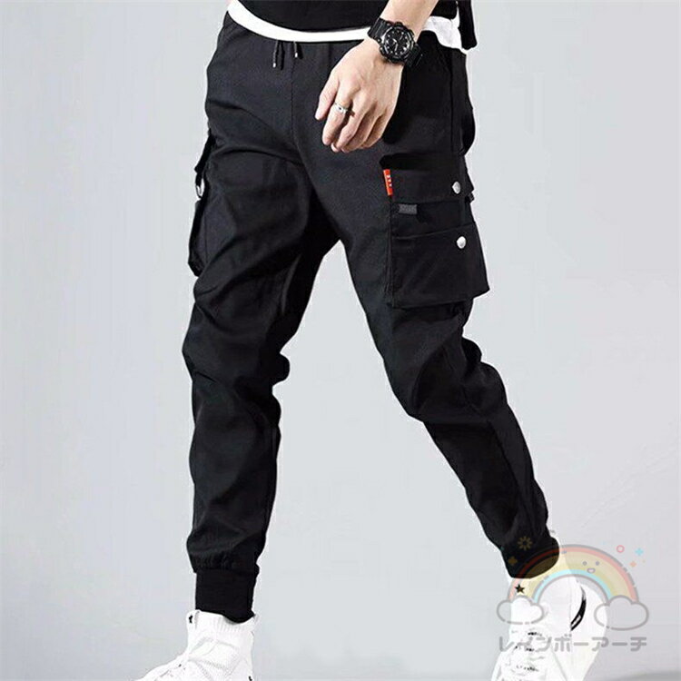 カーゴパンツ メンズ ゆったり ミリタリー ロングパンツ ボトムス チノパン ジョガーパンツ 作業着 ホワイトデー プレゼント