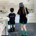 親子ペア セットアップ男の子女の子 レディース tシャツ+ズボン キッズ 親子ママ おそろい コーデ 親子ペアルック 親子ペア 女の子 ママ 娘 おそろい オフショルダー 子供服 海遊び 母の日