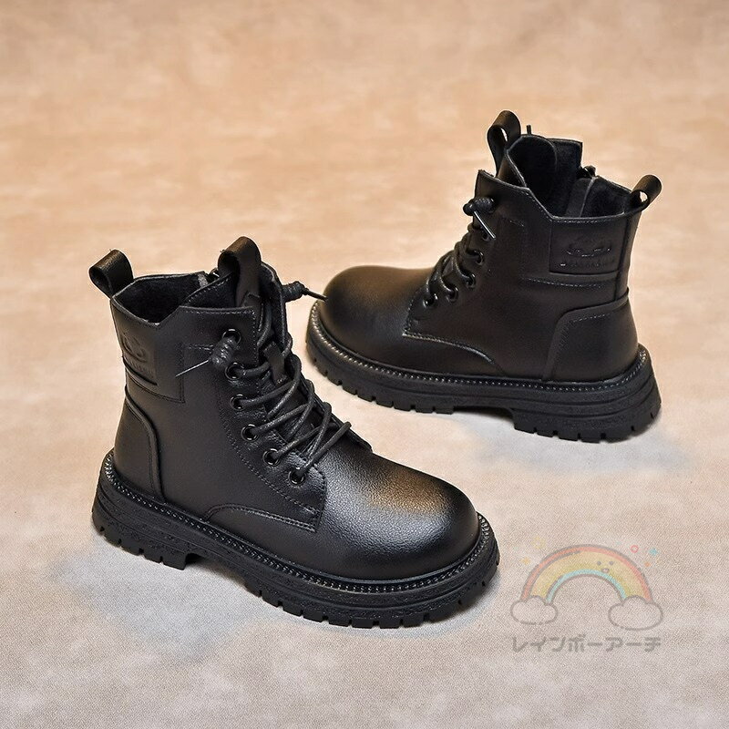 子供ブーツ 女の子 子供皮靴 ショートブーツ 子供シューズ 子供用 おしゃれ ブーツ あつたか 学生 キッズ こども きれいめ カジュアル パーティー 発表会 結婚式 卒園式 卒業式 入学式 ブラック ベージュ 2色 32 33 34 35 36 37 38