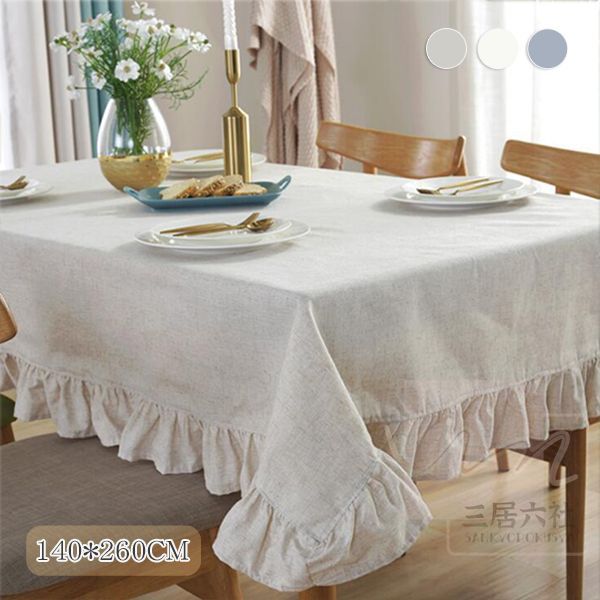テーブルクロス テーブルマット 140*260CM 食卓カバー テーブルカバー 汚れ防止 キズ防止 柔らかい 滑..