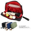 メイクポーチ コスメポーチ 大容量 化粧品ポーチ メイク道具 メイク 化粧品 収納 小物入れ リップ 口紅 ケーキファンデーション 大きめ 収納 レディース メ...