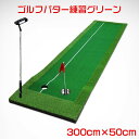 ゴルフ練習 ゴルフ パターマット グリーン 3m 屋外 屋内 300cm×51cm 練習 本格 EVA 人工芝 傾斜 パッティング パットゴルフ サ...