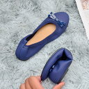 収納しやすい 歩きやすい フラットシューズ フラットパンプス パンプス 持ち運び 携帯用スリッパ 折りたたみスリッパ