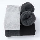 ビジネス 保温 スポーツ 厚手 2足セット 冬用 裏起毛 メンズ 靴下 24.0cm-27.0cm 暖かい ニーハイソックス オーバーニーソックス