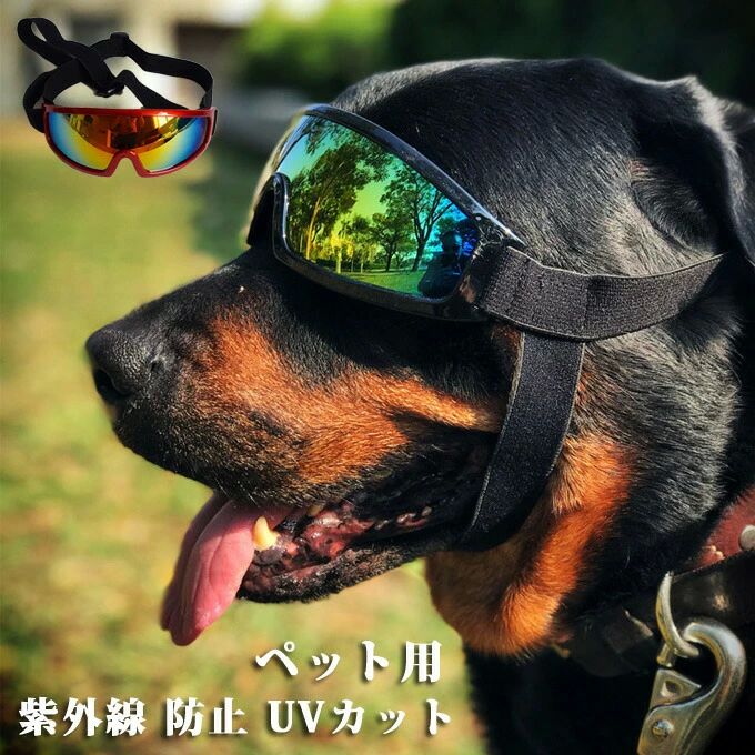 ゴーグル サングラス 犬用 ペット用ゴーグル 犬用サングラス ドッグゴーグル ペットゴーグル メガネ 眼..