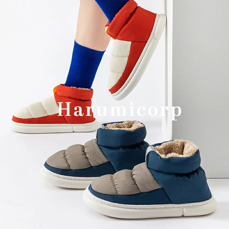 ブーツ レディースメンズ アップブーツ ショートブーツ レディース 裏起毛ブーツ春秋冬 スノーブーツ ヒールブーツ ショート丈 保温 靴 くつ美脚 歩きやすい