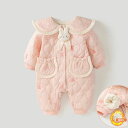 ロンパース 長袖 裏起毛 冬着 ベビー服 男の子 女の子 カバーオール キッズ ベビー 前開き 新生児 服 赤ちゃん 春 秋 冬 ボディスーツ 長ズボン 防寒 暖かい 子供服 退院着 ベビーロンパース 洋服 ルームウェア お出かけ おしゃれ 可愛い 66cm 73cm 80cm 90cm 出産お祝い