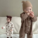 ロンパース 長袖 ニット セーター 男の子 女の子 ベビー カバーオール キッズ ベビー服 新生児 赤ちゃん ボディスーツ 長ズボン 子供服 退院着 ベビーロンパース お部屋着 おしゃれ 可愛い 66cm 73cm 80cm 90cm 出産お祝い 暖かい 春 秋 冬