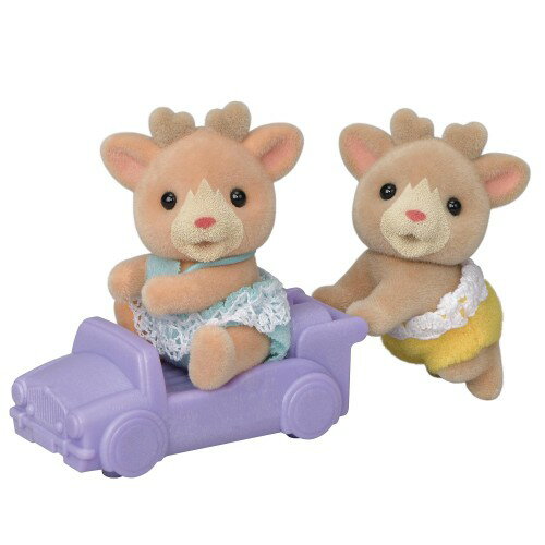シルバニアファミリー 人形 トナカイのふたごちゃん シ-70 STマーク認証 3歳以上 おもちゃ ドールハウス Sylvanian Families エポック社 EPOCH