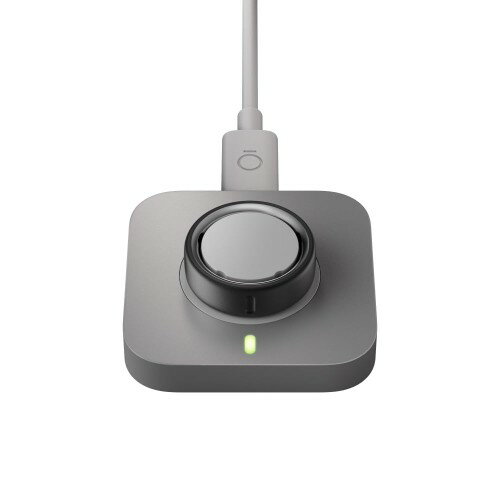 Ouraリング 第4世代 充電器 – グレー – サイズ14対応 – 充電ドックUSB-Cケーブル付き|スマートリングを最長8日間充電可能 3
