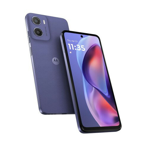 Motorola(モトローラ)motog05｜8GB/128GB｜フレッシュラベンダー｜SIMフリースマホ本体端末｜NFC対応｜ヴィーガンレザー｜ゴリラガラス｜｜6.7インチ｜HD ｜IP52防水防塵｜大容量バッテリー5,200mAh｜RAMブースト機能｜PB6N0002JP