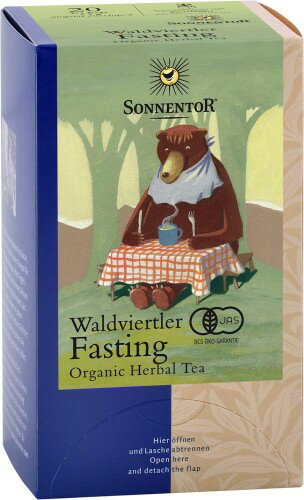 SONNENTOR ゾネントア ハーブティー くいしんぼうの断食 オーガニック ティーバッグ 18袋 ノンカフェイン ブレンドハーブティー 有機 SO02564