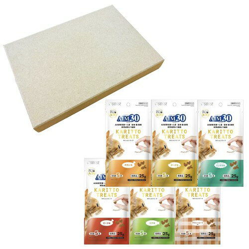 AIM30 カリッとトリーツ 6種のアソート 牧場の旨みセレクション 150g(25g×6個セット)メール便