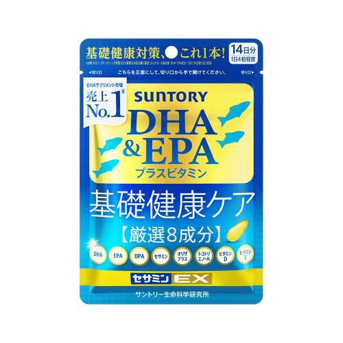 サントリー DHAEPA＋セサミンEX オメガ3脂肪酸 DHA EPA サプリ (56粒)
