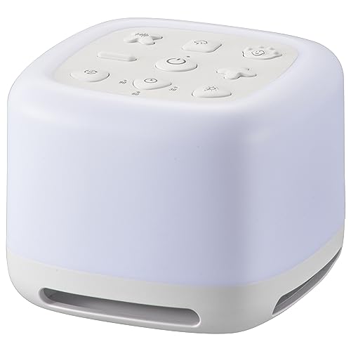Maternity Foods - オーム電機AudioComm サウンドマシン ホワイトノイズ ASMR LEDイルミネーション 睡眠導入マシン 赤ちゃん 安眠サポート 睡眠誘導 自然音 環境音 安眠グッズ 快眠グッズ 癒し音 ワイヤレススピーカー ポータブル おやすみスピーカー ASP-WS300N 03-3000 OHM