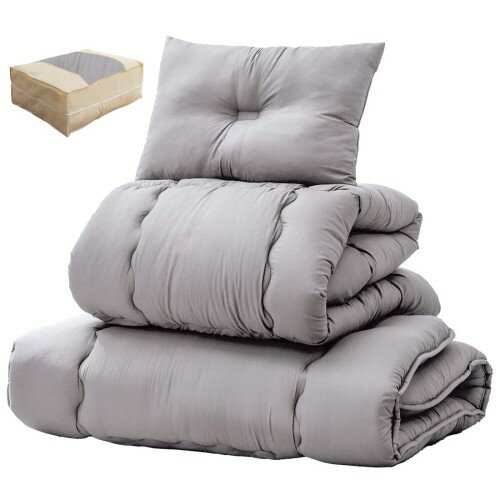 タンスのゲン 布団セット シングル 10点セット2枚合わせ 洗える 掛け布団 固綿三層 敷