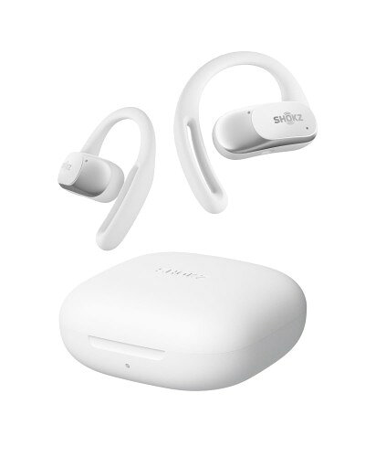 【送料無料】Shokz (ショックス) OpenFit Air オープンイヤー イヤホン ワイヤレスイヤホン 【18x11mm 大型ドライバー 合計28時間再生 / VGP 2025 金賞 / IP54防水】 マルチポイント接続 Bluetooth 5.2 軽量8.7g フィット感 耳を塞がない 左右分離型 急速充電 マイク付き