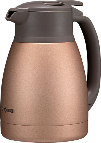 其它 - 象印マホービン ステンレスポット 1.0L ポット 卓上 広口約6.5cm ステンレス真空2重まほうびん 保温・保冷 マットカッパー SH-HC10-NU