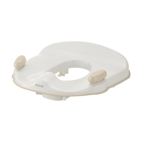 Maternity Foods - リッチェル(Richell) トイサポ 補助便座 ベージュ 抗菌加工 対象年齢：グリップ付：1才6カ月頃～4才頃、グリップなし：2才頃～4才頃