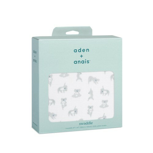 Maternity Foods - aden + anais エイデンアンドアネイ おくるみ ナウアンドゼン 120×120cm モスリンコットン スワドル 新生児 出産祝い SWADABASWC10023J
