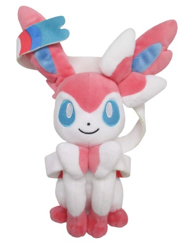 Rakuten - 三英貿易(Sanei Boeki) ポケットモンスター ALL STAR COLLECTION ニンフィア (S) W13×D12×H23cm ぬいぐるみ ポケモン PP125