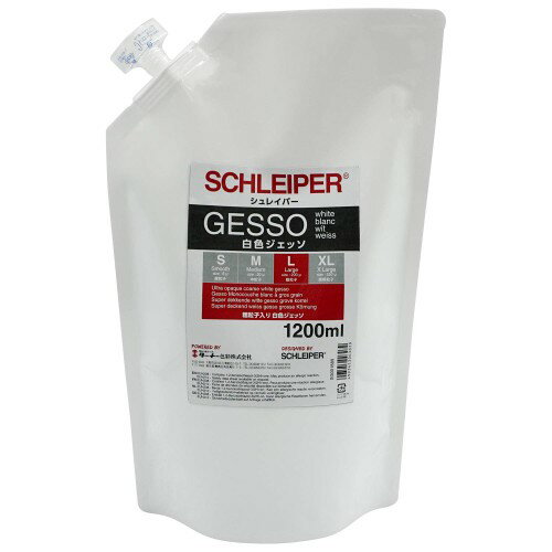 Rakuten - ターナー色彩(Turner Color) ジェッソ シュレイパージェッソ ホワイト L 粗粒子 SG120889 1200ml