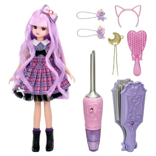 レインボーアーチのタカラトミー プラスチック リカちゃん ドール にじキュンカールリカちゃん 着せ替え おままごと おもちゃ 3歳以上 女子用｜アングル2