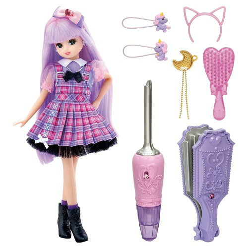 レインボーアーチのタカラトミー プラスチック リカちゃん ドール にじキュンカールリカちゃん 着せ替え おままごと おもちゃ 3歳以上 女子用｜アングル3