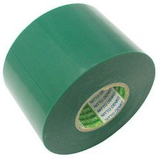 日東　ビニールテープNo．21　0．2mm×100mm×20m　緑　2巻入り ●有害物質である重金属の鉛（Pb）を使用しない環境対策品です。（鉛フリー）●電気絶縁性に非常に優れています。●端末ハガレが少なく、配線工事もできます。●耐寒性に優れ、-10℃においても粘着力は低下しません。 ●配線工事。●機械工具の絶縁用。 ●色:グリーン●幅(mm):100●長さ(m):20●厚み(mm):0.2●質量(g):1 ●粘着力:1.85N/10mm●引張強度:15N/10mm●使用温度範囲(熱特性):-10～90℃●厚み:0.2mm●手で切断可能 ●基材:軟質塩化ビニールフィルム●粘着剤:ゴム系