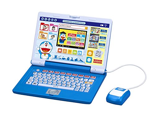 (C)藤子プロ・小学館・テレビ朝日・シンエイ・ADK 単3×4別売 対象年齢:3才以上 電池種別:電池は別売りのため別途ご購入ください。 ドラえもんと一緒に遊びながら学べるパソコン玩具