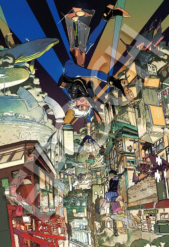 イラストレーター浮雲宇一(うくもういち)が描く、ダイナミックな構図に引き込まれてしまいそうな空想の世界! 組み立てる必要がある
