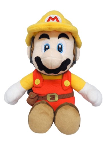 Rakuten - 三英貿易(Sanei Boeki) スーパーマリオメーカー2 ビルダーマリオ (S) W13.5×D11×H24cm ぬいぐるみ SMM01