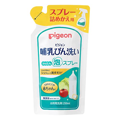 PIGEON ピジョン 哺乳びん洗い かんたん泡スプレー 詰めかえ用 250ml 567119