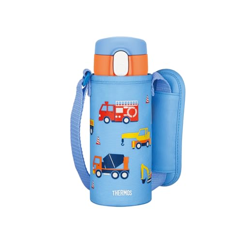 Rakuten - サーモス 水筒 真空断熱ストローボトル 410ml ブルー 子供用 通園通学 保冷専用 FJV-400F BL
