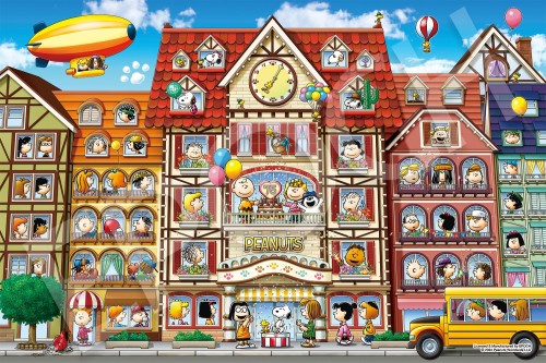 ピース数：1000 完成サイズ：50×75cm　対応パネルナンバー：10 1000ピースのジグソーパズル！商品を完成させると50×75cmになります！（パネルNo.10） (C) 2024 Peanuts Worldwide LLC
