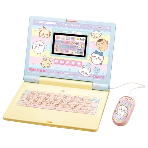 入学準備から小学校中学年頃まで長く遊べる！ パソコン型ラーニングトイ「ちいかわラーニングパソコン」が登場！ 電池1：単3 × 4（別） 対象年齢：3才～ （C）nagano / chiikawa committee