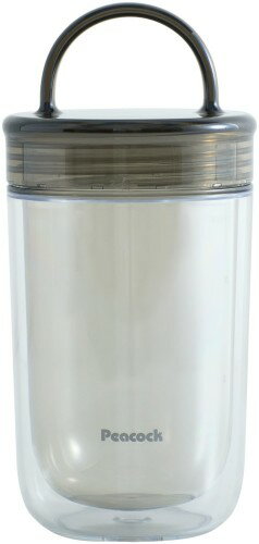 Rakuten - ピーコック魔法瓶工業(The-peacock) クリアボトル 340ml スモーク 水筒 ウォーターボトル 軽量 シェイカー PPA-35 XH
