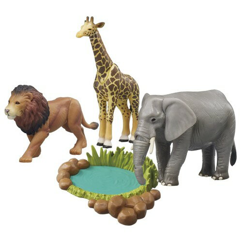 Rakuten - タカラトミー(TAKARA TOMY) 『 アニア AA-01 サバンナの人気動物セット 』 動物 恐竜 リアル 動く フィギュア おもちゃ 3歳以上 玩具安全基準合格 STマーク認証 ANIA TAKARA TOMY